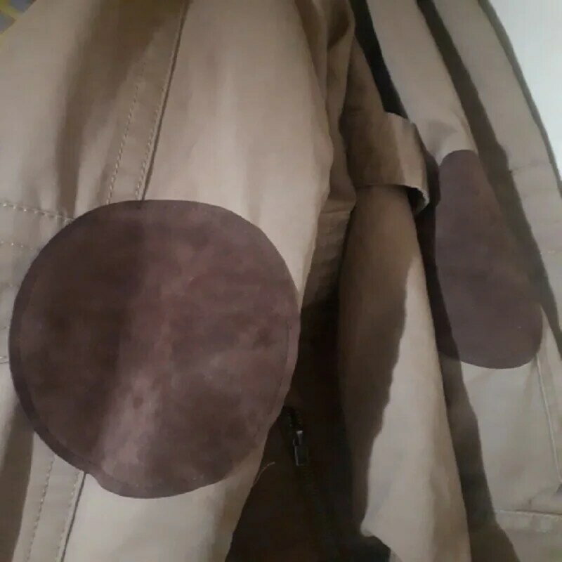 1pc terno jaqueta camisola cotovelo joelho ferro em remendos para reparação de roupas emblemas decoração personalizar tecido camurça elíptico remendo
