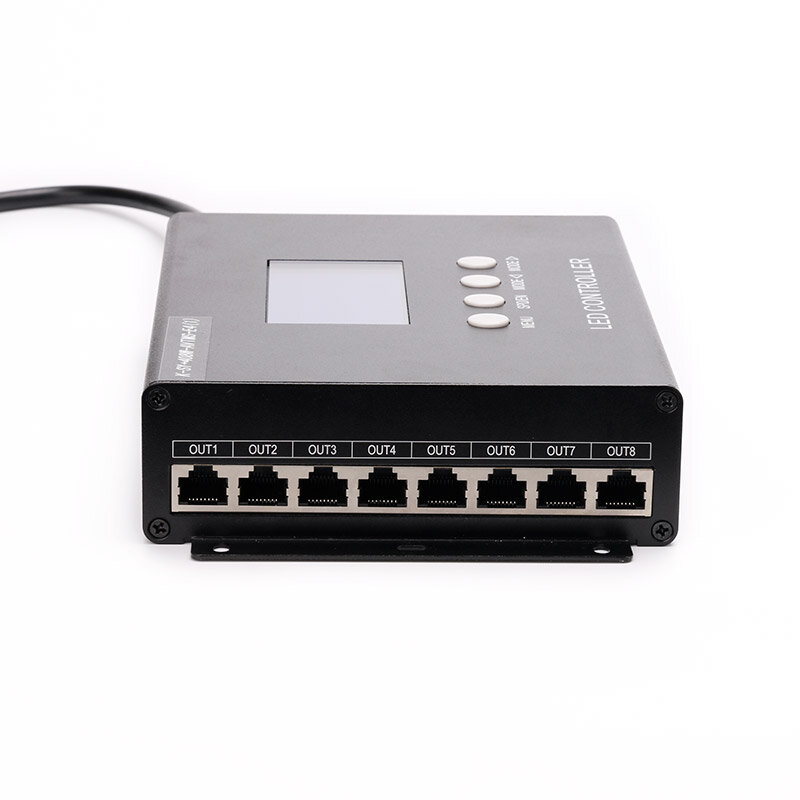 K-SY-408 programmable de contrôleur de lumière de Pixel de profession, support de points de la sortie 8CH 8192, avec la fonction de contrôle de voix et de musique