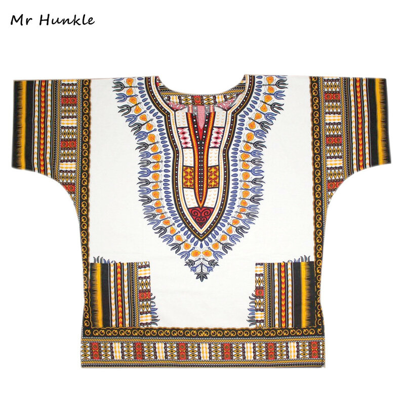 Band Mr Hunkle Plus SizeXXL, abito Dashiki XXXL 100% cotone stampa tradizionale africana abbigliamento Dashiki bianco per uomo donna