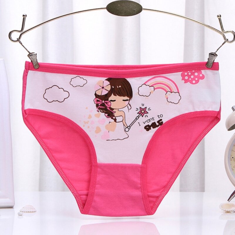 Fashion New Baby Girls Underwear Cotton Panties For Girls Kids Short Briefs Children Underpants 1pcs