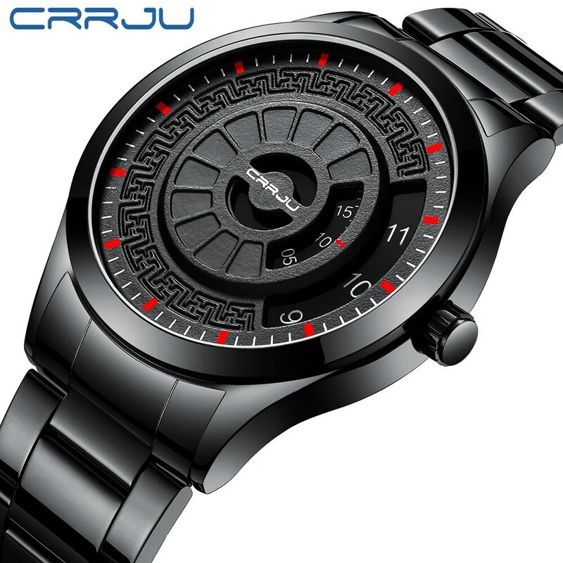 Marca de luxo superior criativo dial relógio casual moda quartzo relógio masculino relógios negócios à prova dwaterproof água relógio relogio masculino