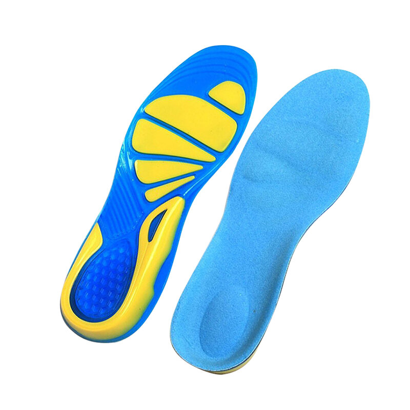 1 Pair Unisex TPE Silicone Gel Running Sport Insoles Foot Care Plantar Fasciitis orthopedic Insoles Massaging Shoes Pads стельки