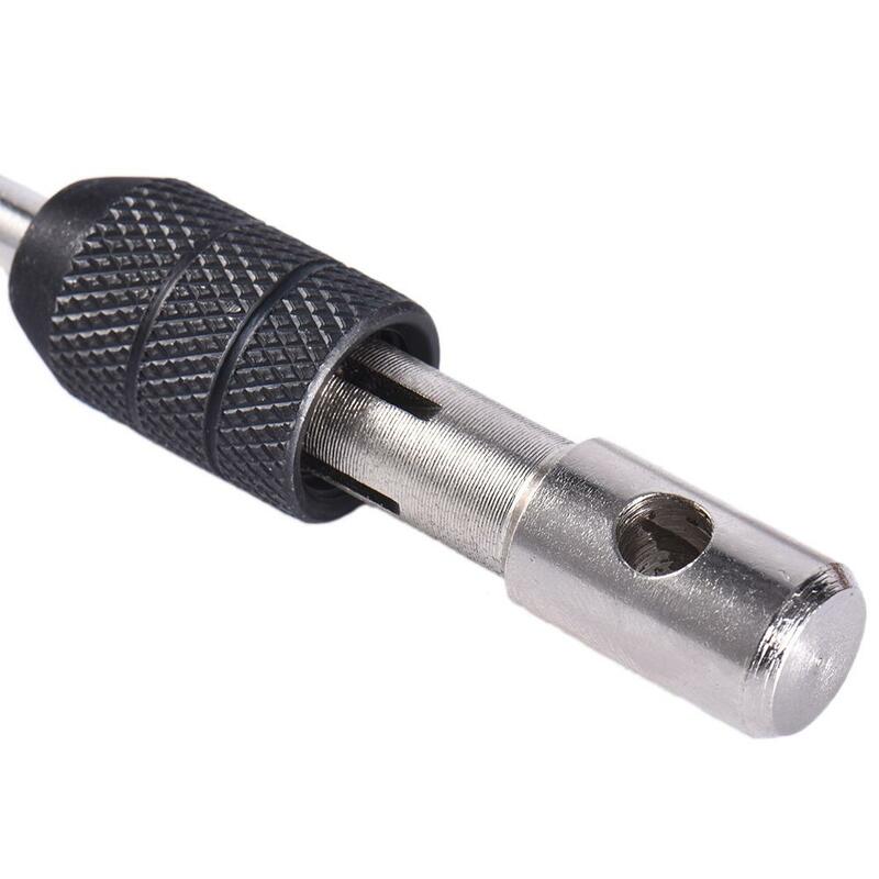 T-Handle Reversível Single Tap Wrench, Tapping Threading Tool, M3-M8, M3-M6, 1/8-1/4 Chave De Fenda, Suporte De Ferramentas De Mão, J3