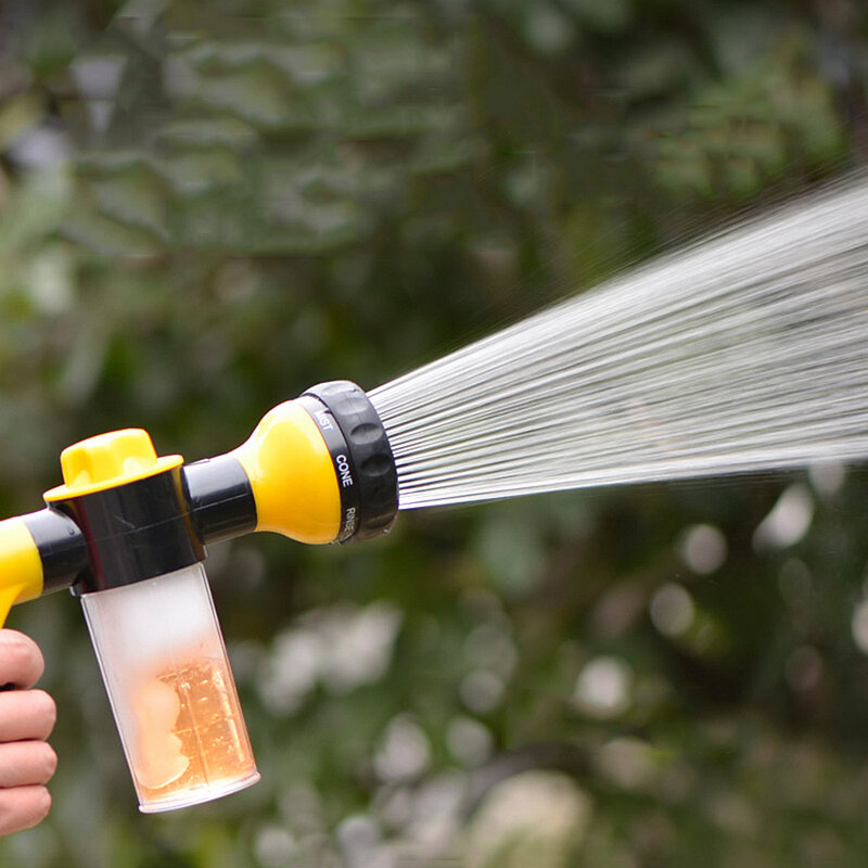 Multifunções espuma pistola de água alta pressão lavadora carro ajustável pistola água spray foamer bico ferramentas jardim