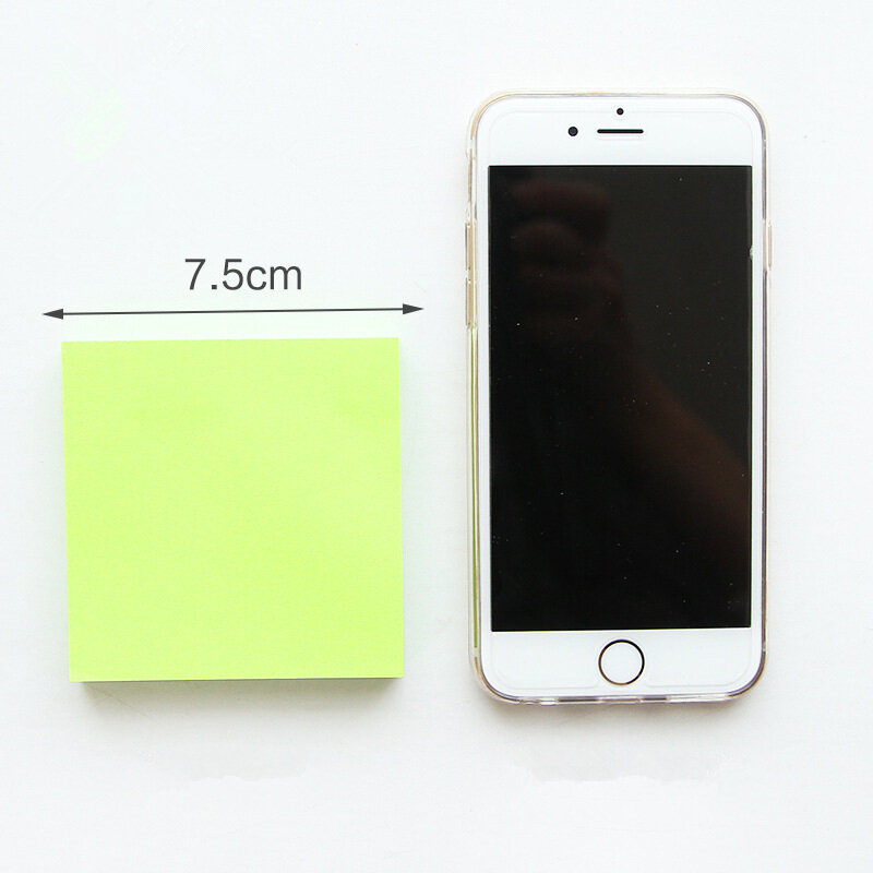 100 sheets Fluorescence color sticky note Mini post portable adhesive paper memo pad note it Stationery Office supplies FM971