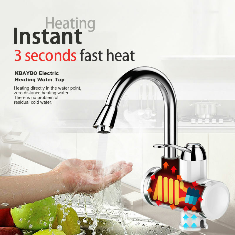 KBAYBO 3000W eu-stecker Elektrische Wasser Heizung Küche Instant heizung tauch heizung Kalten Heißer Dual-Use-