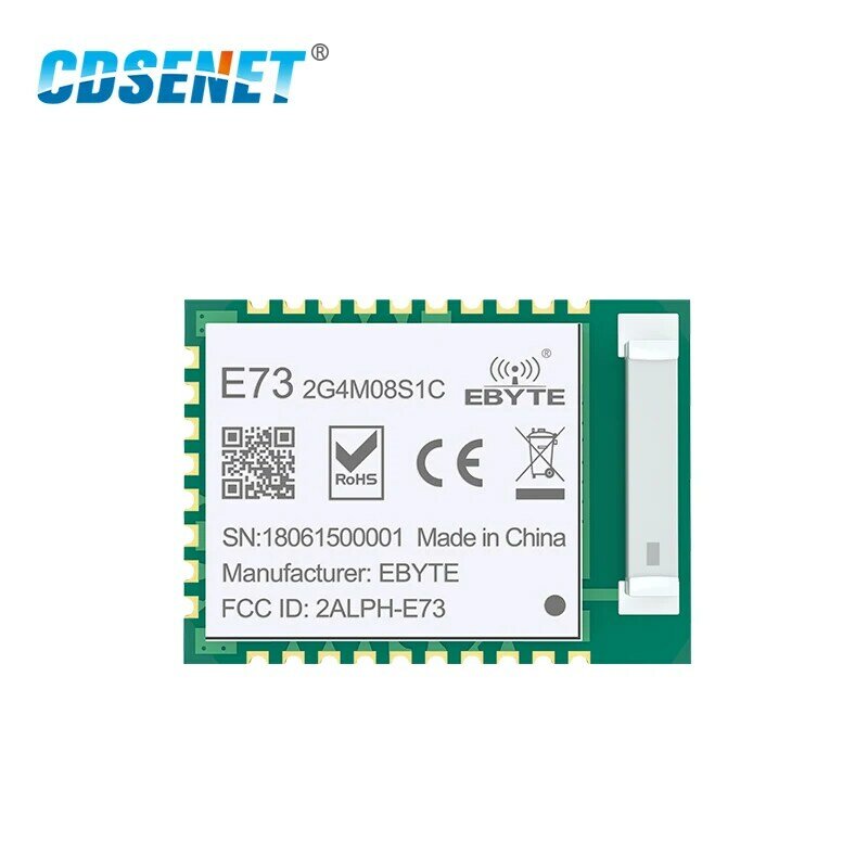NRF52840 Bluetooth 5,0 240 МГц RF трансивер CDSENET E73-2G4M08S1C 8 дБм керамическая антенна BLE 4,2 2,4 ГГц передатчик и приемник