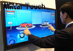 Xintai touch 98 polegada ir touch frame, real 10 pontos de toque infravermelho tela de toque sobreposição kit com interface usb, motorista livre