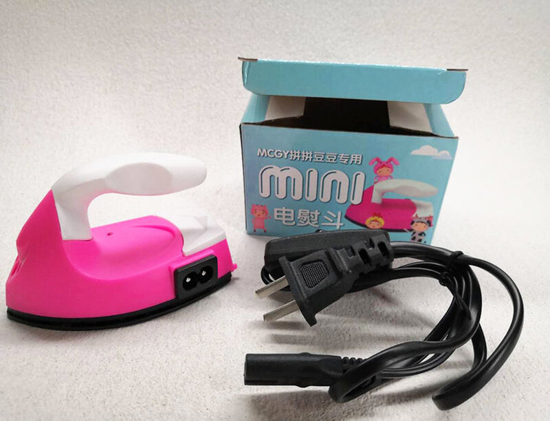 Mini fer à sécher rose pour enfants, modèle de Puzzle Pegboards, accessoires artisanaux en plastique
