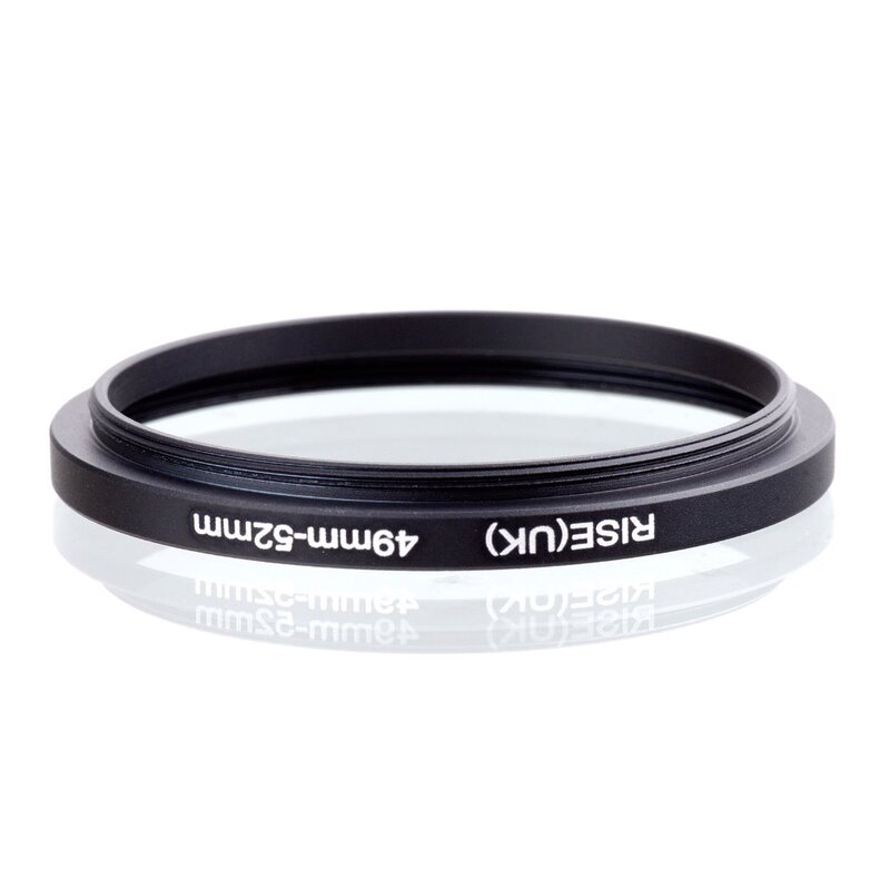 original RISE(UK) 49mm-52mm 49-52mm 49 to 52 Step Up Ring Filter Adapter black