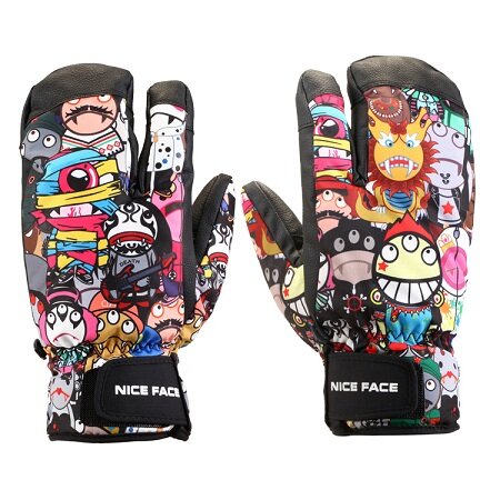 Gants de Ski imperméables pour hommes et femmes, gants de Snowboard chauds pour moto