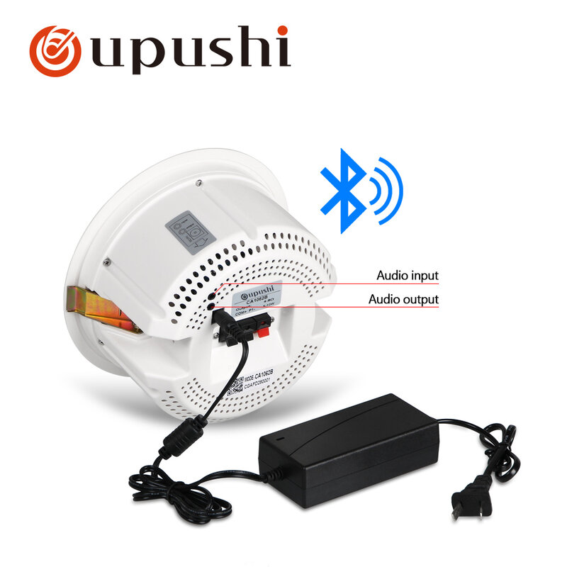Bluetooth Ceiling Speaker 6.5 Inch Active Loudspeakers 10W Bathroom Sound Speaker Home Audio System Wireless