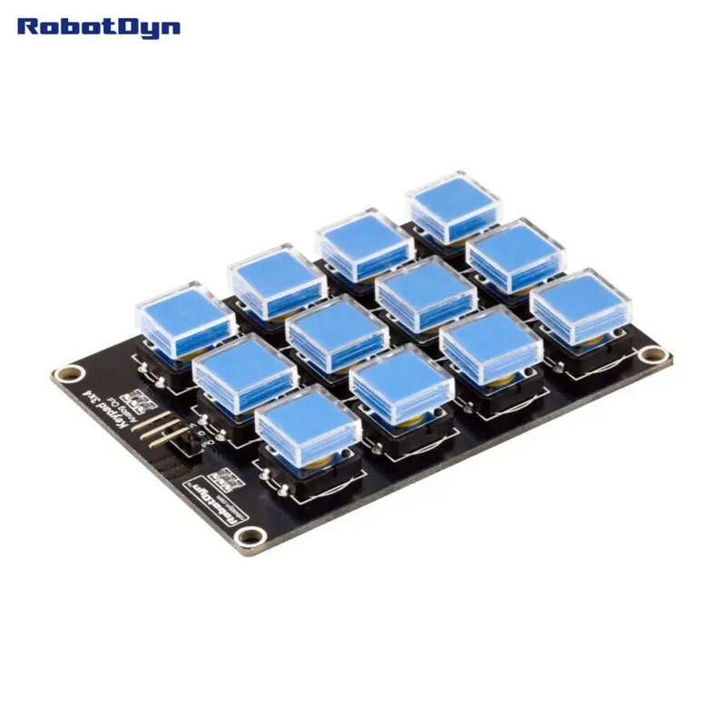 ボタンキーパッド3 × 4モジュール。1アナログ出力。Arduinoの互換性の、ラズベリー、stm。