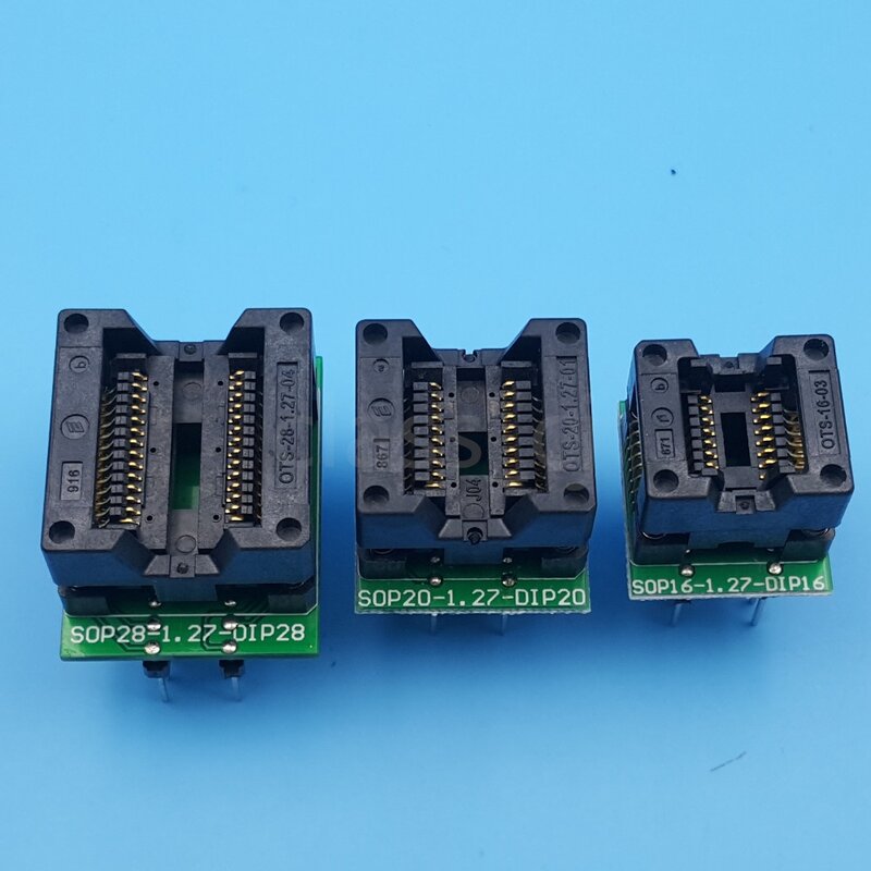SOP28/20/16 A DIP 28/20/16 Programmatore Adapter Socket Totale 3Pcs