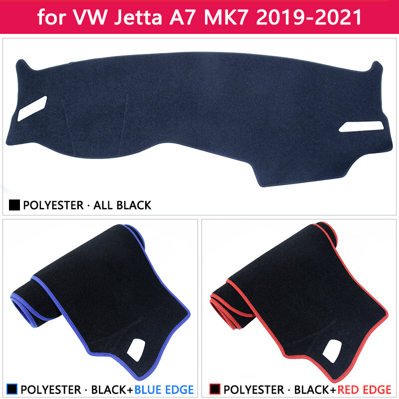 for Volkswagen VW Jetta 7 A7 MK7 2019 2020 2021 Anti-Slip Mat Dashboard Cover Pad Sunshade Dashmat Protect Dash Car Accessories