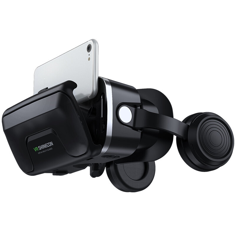 Shinecon-casco de realidad Virtual VR 10,0, gafas 3D, auriculares para teléfono inteligente, binoculares para videojuegos