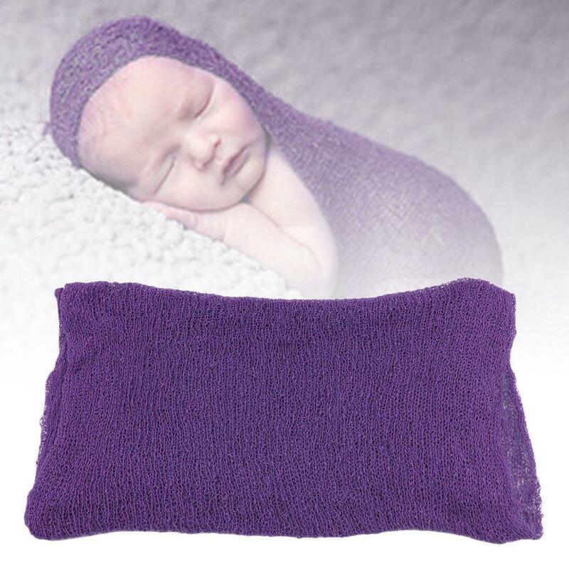 40*150cm bebê recebendo cobertores fotografia recém-nascidos adereços estiramento malha envoltório oco envoltórios rede foto swaddle cobertores