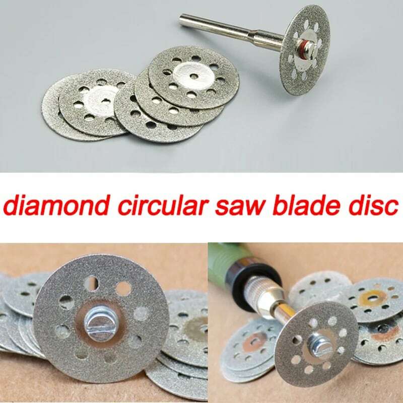 Discos de corte de diamante de 22mm, herramienta de corte de piedra, abrasivos, accesorios de herramienta rotativa dremel, cortador dremel, 10 Uds.