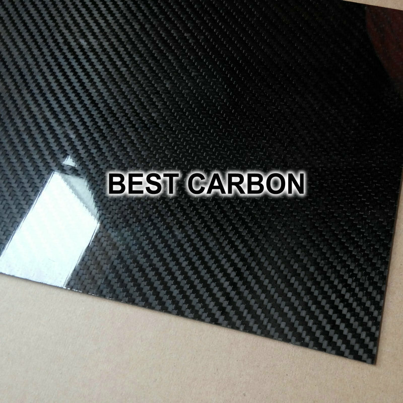 Placa de fibra de carbono 1,5, 250mm x 400mm x 100% mm, placa cf, hoja de carbono, panel de carbono