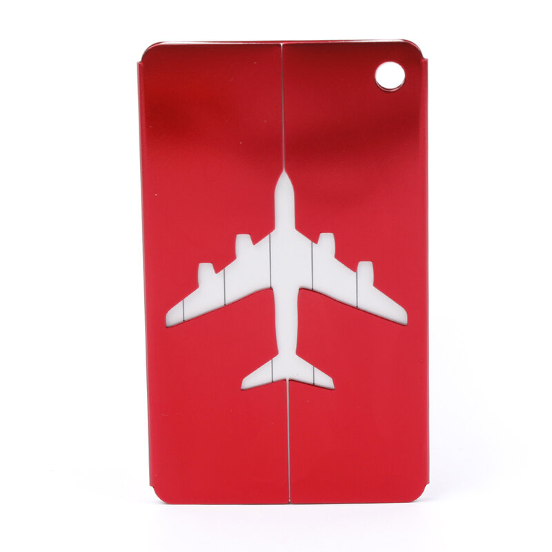 Étiquette de bagage en alliage d'aluminium, étiquette métallique d'avion, Anti-perte, étiquette de bagage, inscription, nom, accessoires de voyage, 2022