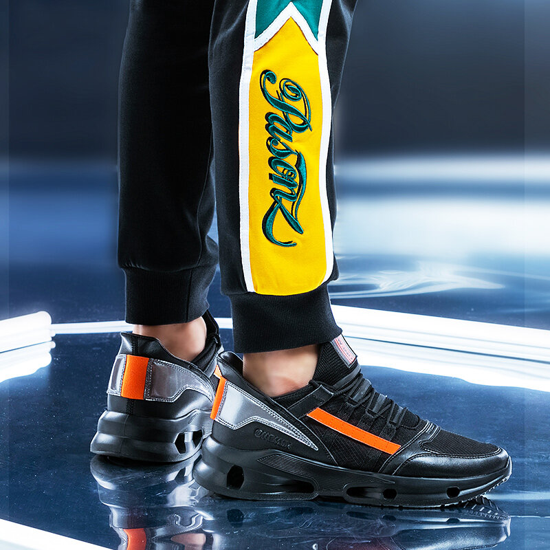 ONEMIX Tênis Casuais Sapatos de Plataforma Das Mulheres Do Vintage Flats 2019 Nova Confortável Leve Tênis Vulcanizados Homens Co