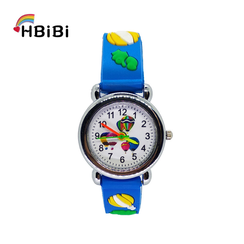 Interessante esporte ao ar livre balão de ar quente relógio para crianças meninos relógios para crianças meninas estudante relógio criança quartzo relógios pulso