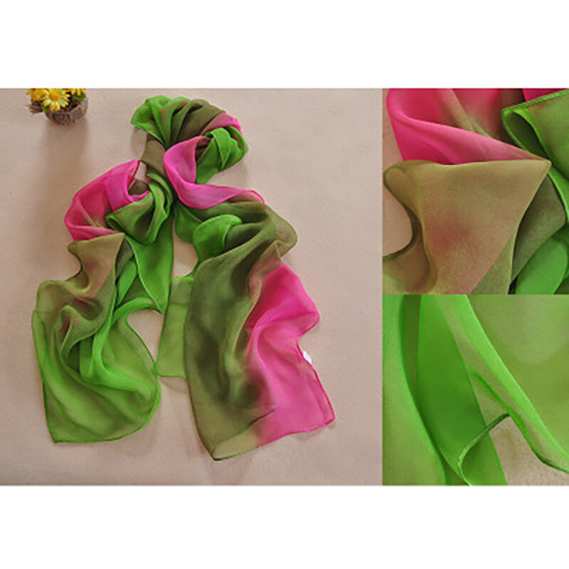 BONJEAN 2019 горячая Распродажа многоцветная шаль шарф летний открытый солнцезащитный Радужный пляжный градиентный тонкий шифоновый шарф