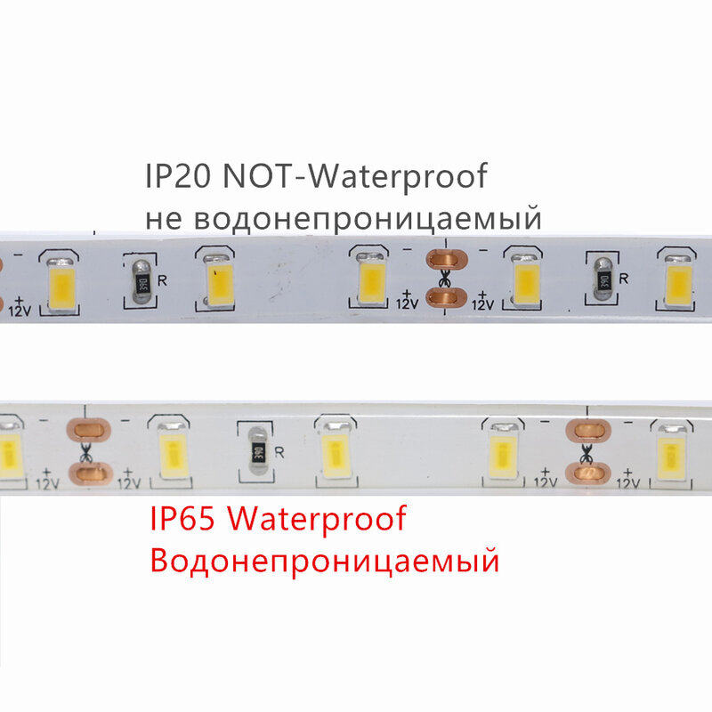 IP65 Tahan Air LED Lampu Strip 5630 SMD 0.5/1/2/3/4/5M DC12V 300 LED/5 M Fleksibel Cahaya Lebih Terang 3528 5050 LED Tape