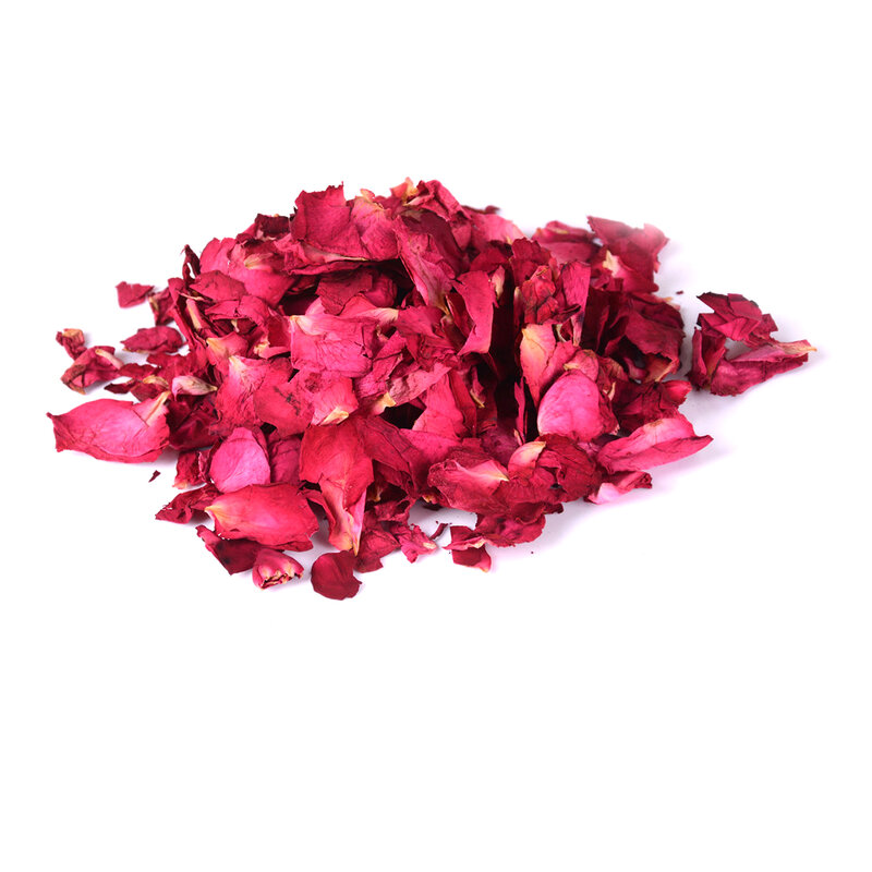 Pétalas de rosa secas naturais 50/100g, pétalas de flor seca para banho, spa, branqueamento de chuveiro, aromaterapia, suprimento de banho