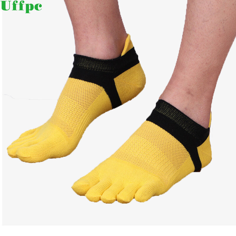 10pieces=5pairs=1lot New Brand Five Finger Socks Summer Cotton Sock Mens Casual Toe Breathable Calcetines Ankle Socks for Men
