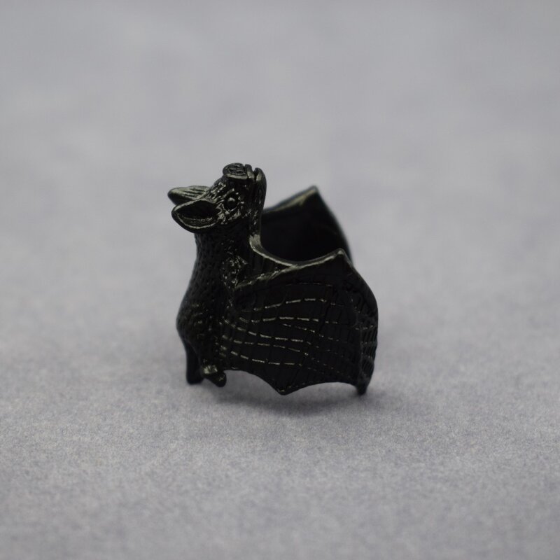 빈티지 박쥐 반지 패션 복고풍 스타일 조정 가능한 박쥐 반지 여성 남성 박쥐 보석