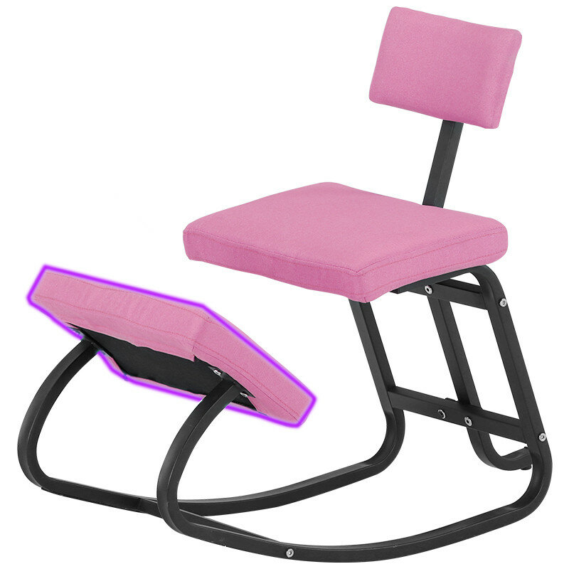 Chaises ergonomiques à genoux pour le bureau et la maison, tabouret d'équilibre à genoux pour une Posture parfaite, avec dossier pour enfants