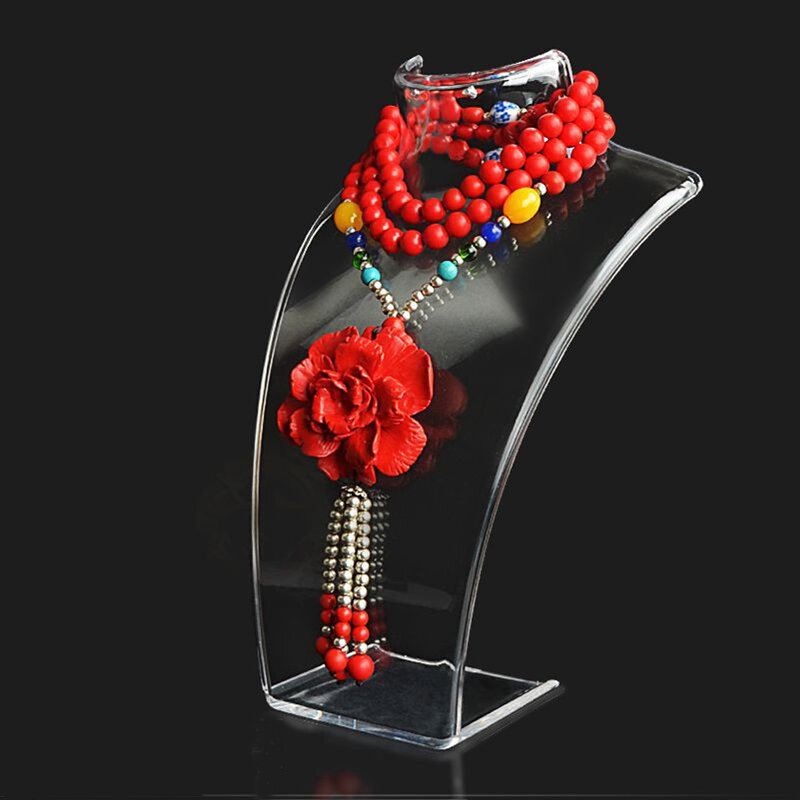 Novo e venda quente três cores 20*13.5*6cm manequim colar jóias pingente exibir suporte mostrar decorar varejo