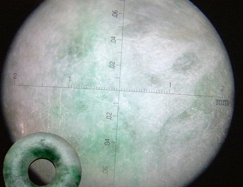 50x led iluminado esmeralda jade identificação lupa bolso microscópio lupa com lâmpadas de medição escala grapicule 0.05mm