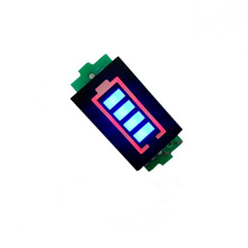 Placa de exibição do indicador de bateria de li-po, 3.7v 7.4v 11.1v, 14.8v, monitor de armazenamento de energia para partes de bateria rc