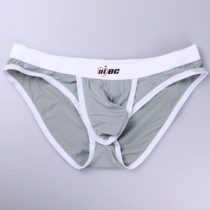Roupa interior dos homens de alta qualidade breve 2019 marca cuecas gay pênis bolsa cintura baixa cueca masculina sexy confortável briefs