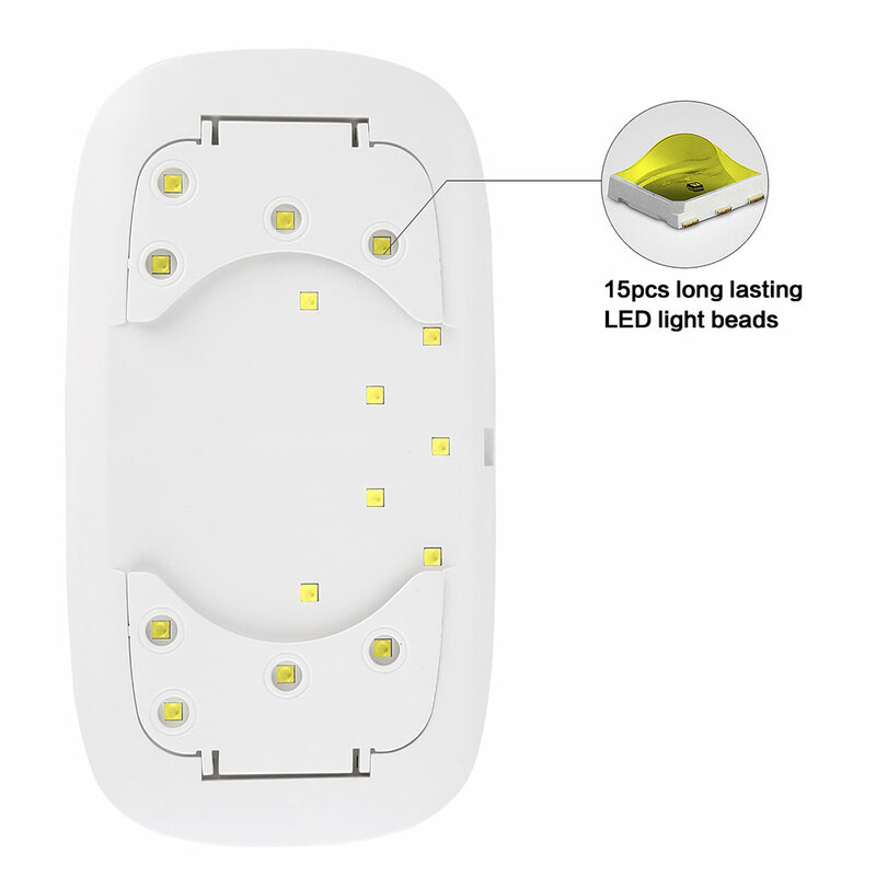 SUNUV SUNmini2 lámpara LED UV Mini secador de uñas portátil con Cable USB Gel Secador de esmalte de uñas regalo Uso de viaje en el hogar