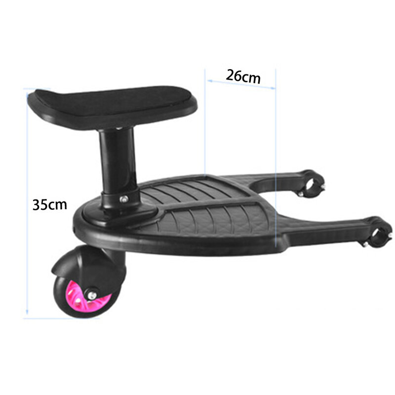 Children Stroller Accessories Twins Scooter Hitchhiker Kids Standing Plate Sitting Seat Stroller Baby Auxiliary Pedal Adapter