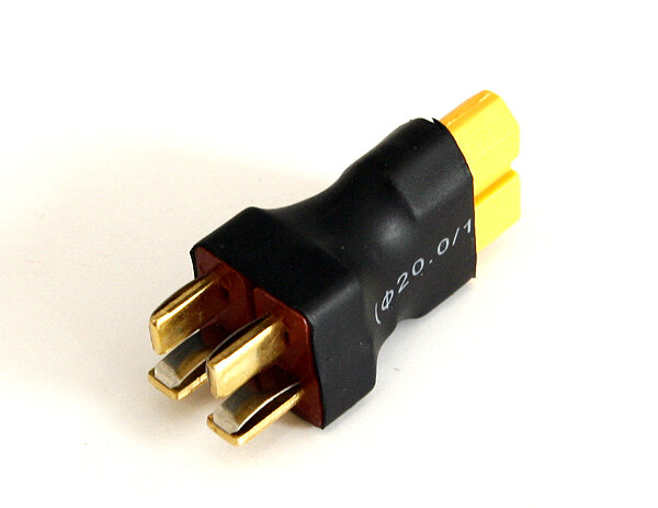 Dean Style / T-Plug Male Parallel Convert to XT60 Female Conversion Connector