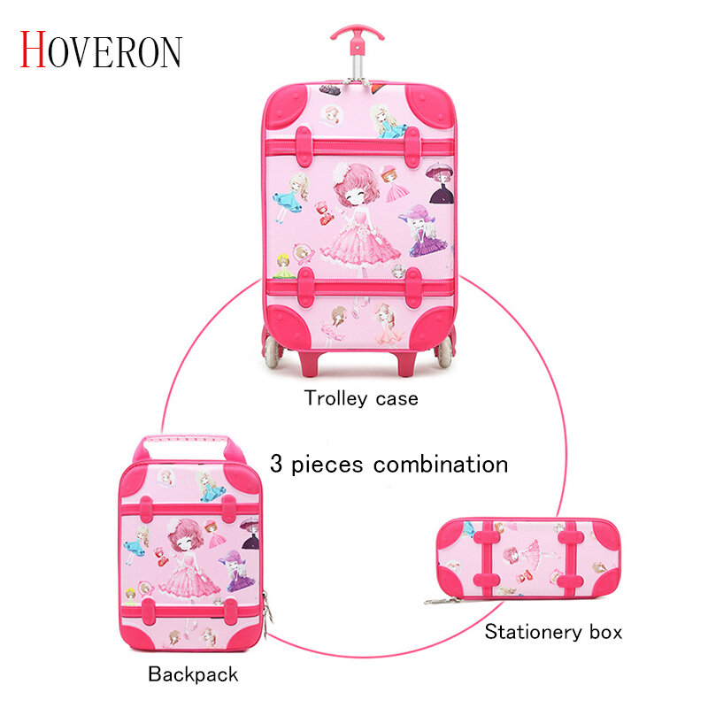 Cartoon kinder Reise Trolley Tasche Sac Enfant Koffer für Kinder Kinder Roll Fall Reise Reisen Gepäck Taschen mit Rädern