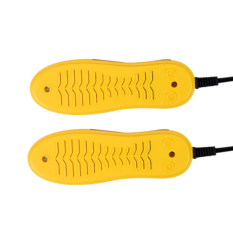 18W EU/US Plug Race Car Shape Voilet Light Shoe Dryer Foot Protector Boot Odor Deodorant Dehumidify Device Shoes Drier Heater