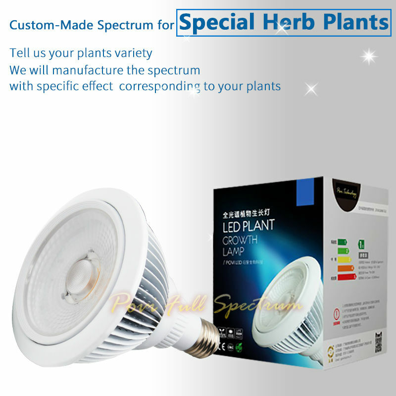 POVI Full Spectrum Cresce A Luz LED E27 PAR38 Jardim Lâmpadas AC85 ~ 265 V LED Hidroponia Lâmpadas Para Flores e plantas