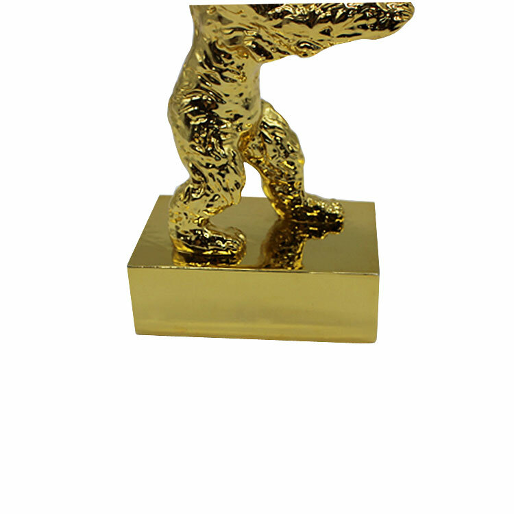 Berlin golden bear movie award metal craft souvenir home decoration engraving