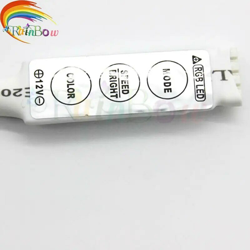 10PCS 12V 6A 3 Schlüssel Mini Controller Dimmer für 5050 3528 RGB LED Streifen Licht 19 Dynamische Modi und 20 Statische Farbe Freies Verschiffen