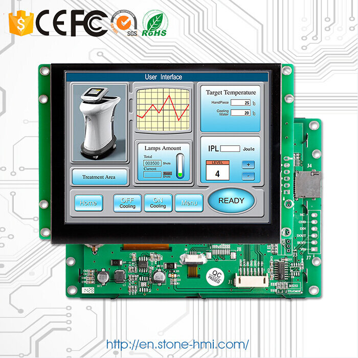 Controlador de módulo TFT LCD de 8 pulgadas, 800x600, 500cd/m2