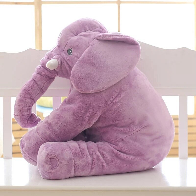 ぬいぐるみ象のおもちゃベビー睡眠バッククッションソフトぬいぐるみ枕象の人形新生児遊び人形子供の誕生日ギフト