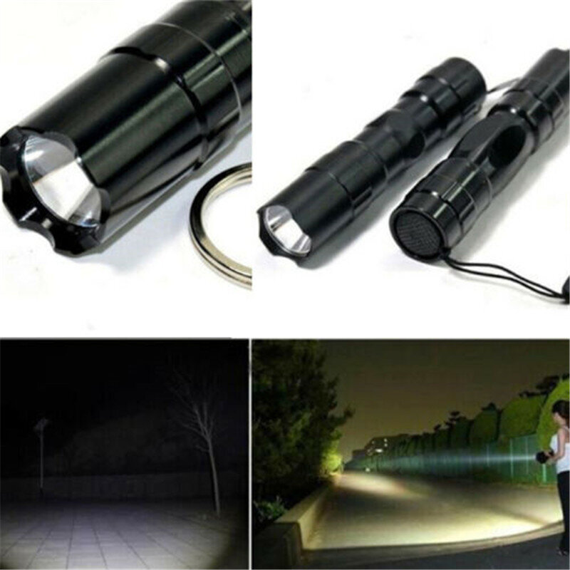 Portable Waterproof 8000LM Pocket LED Flashlight Zoomable LED Torch Mini Penlight Light A