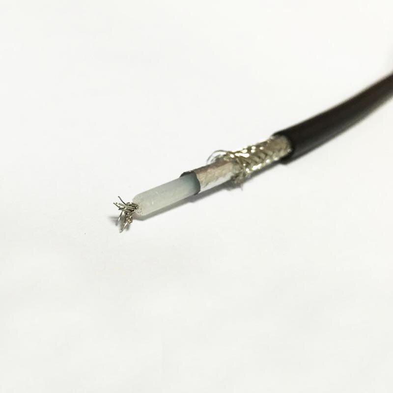 Cable Coaxial RF MIL-C-17 RG58 50ohm 1 metro