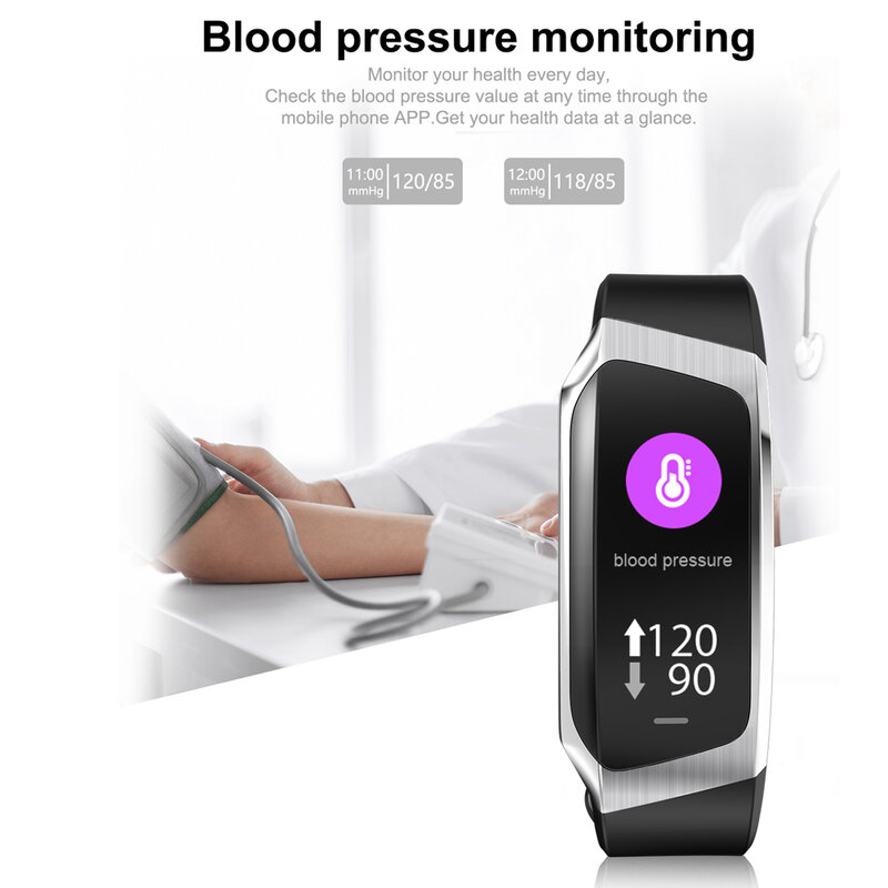 Relógio inteligente dos homens das mulheres esportes banda rastreador de fitness smartband pressão arterial à prova dwaterproof água smartwatch pulseira esporte masculino relógio de pulso