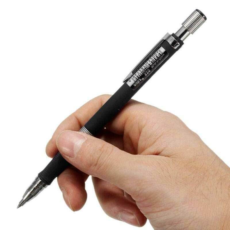 Ручка-держатель 2B механическая, 2,0 мм, синяя/черная